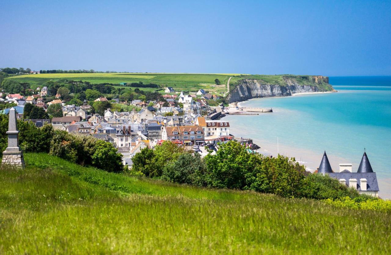 Les Heures Tranquilles - Vue Mer - 50M De La Plage Saint-Come-de-Fresne Exterior photo